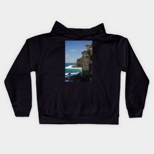 Pacific Ocean Cliffs At Providential Point Lookout NSW Kids Hoodie